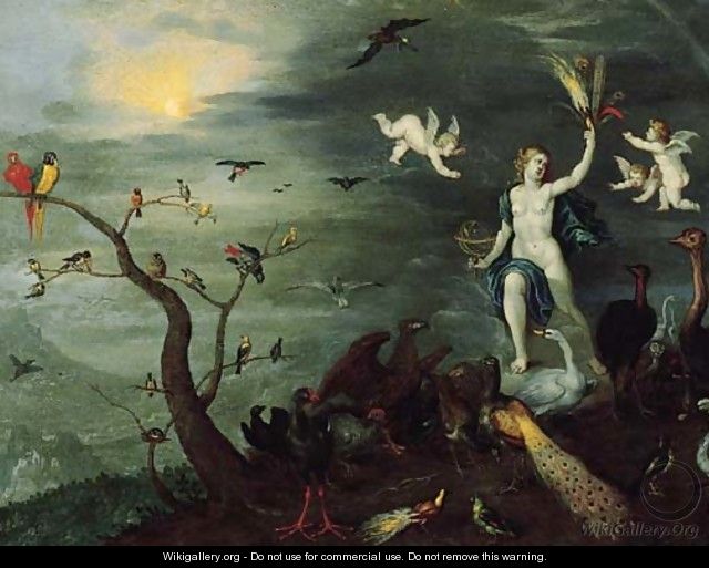 An allegory of Air - Jan van Kessel