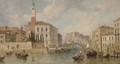 On the Grand Canal, looking towards the Ca' labia, Venice - J. Vivian