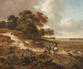 Sportsmen on a path in the dunes - Jan Wijnants