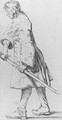 A Soldier drawing his Sable - Jan Josef, the Elder Horemans