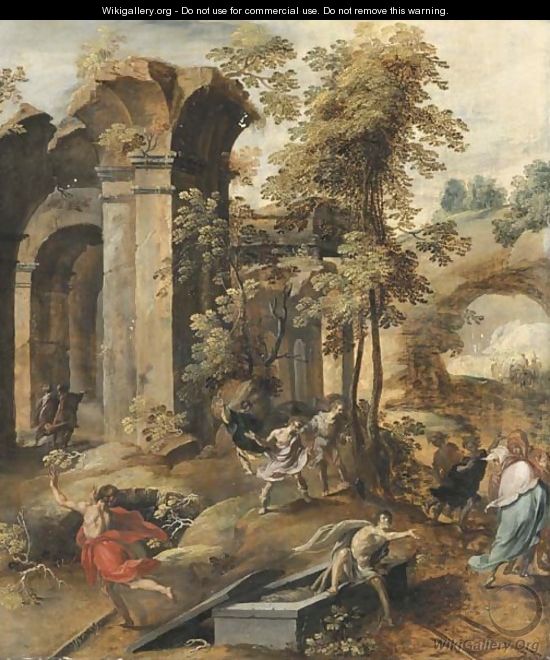 The Miracle at the Grave of Elisha - Jan Nagel