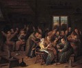 Monks merrymaking in a tavern - Jan Miense Molenaer