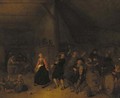 Peasants dancing in an inn - Jan Miense Molenaer