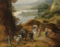 Travelers on a mountain path - Jan, the Younger Brueghel