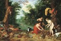 Diana and her nymphs inspecting their catch after the hunt - Jan, the Younger Brueghel