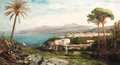 An Italian Coastal Scene - Jan-Baptiste Tetar van Elven