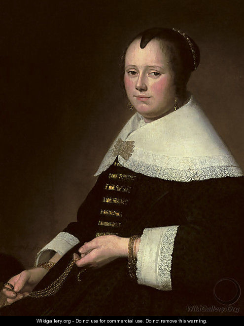 Portrait of a lady - Johannes Cornelisz. Verspronck