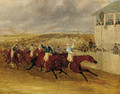 Mr Ridsdale's Bloomsbury beating Mr Craven's Deception, The Derby, 1839 - James Pollard