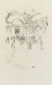 The Long Gallery, Louvre - James Abbott McNeill Whistler