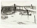 Old Hungerford Bridge 2 - James Abbott McNeill Whistler