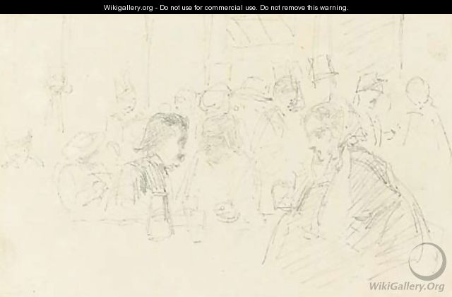 Interior of a Cafe - James Abbott McNeill Whistler
