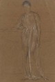 Draped Figure, Standing - James Abbott McNeill Whistler