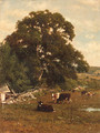 Cows in a Pasture - James McDougal Hart
