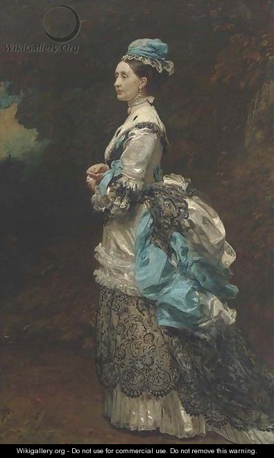 Portrait of Lady Marjorie Banks - James Sant
