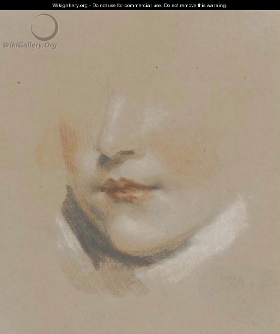 Study of the head of a boy - James Ward