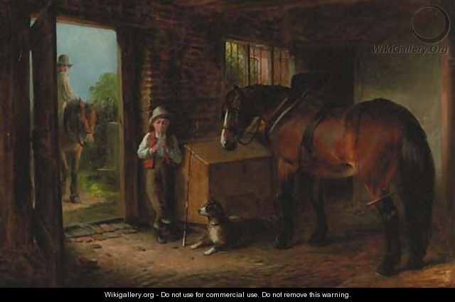In the stable - James Cole