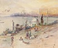 Sunset at the Golden Horn, Istanbul - Russian School