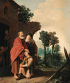 The Banishment of Hagar and Ishmael - Salomon de Bray