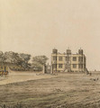 A view of Barlborough Hall, Derbyshire - Samuel Hieronymous Grimm