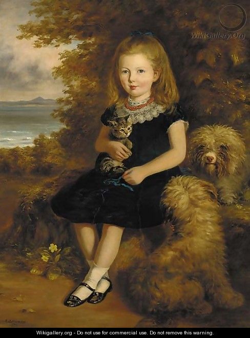 Portrait of a girl - Samuel Edmonston