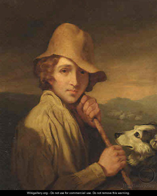 Portrait of a Shephard - Samuel de Wilde
