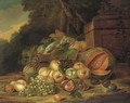 Pears, apples, melons, grapes - Robert Van Der Myn