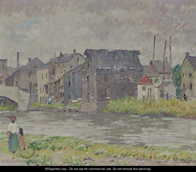 Along the Riverbank - Robert Spencer