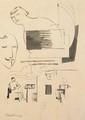 Feuille d'etudes, figures et personnages - Roger de la Fresnaye