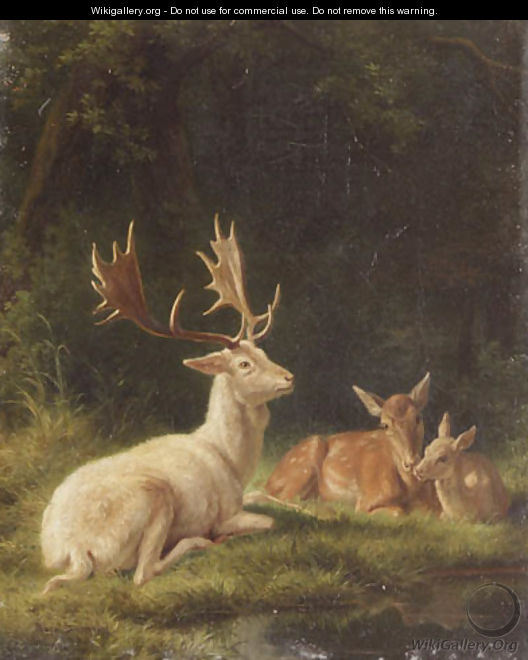 Deer in a Landscape - Rosa Bonheur