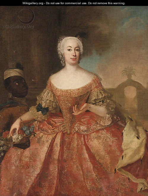 Portrait of Princess Sophie Friedrich Albertine of Anhalt - Rosina Christiana Ludovica Matthieu, Ne Lisiewska