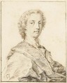 Portrait of Lewis Watson, 2nd Earl of Rockingham (circa 1714-1745), bust-length - Rosalba Carriera