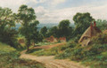 Cottages in an extensive landscape - Robert Gallon