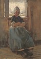 A seated Dutch girl - Robert Gemmell Hutchison