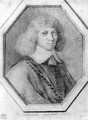 Portrait of the Duc de Nemours, half-length, wearing a lace collar - Robert Nanteuil