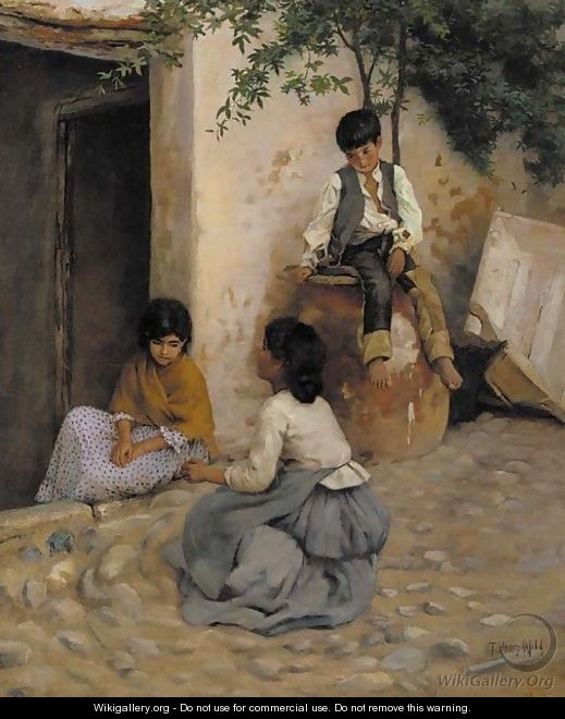 An Italian peasant girl - Robert Kemm