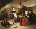 A Merry Company in a Tavern - Richard Brackenburgh