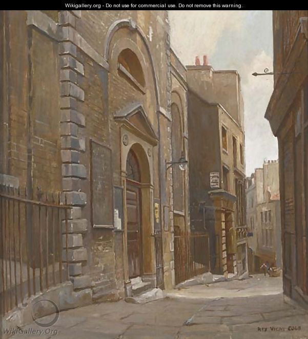 Entrance to St Mary at Hill, Love Lane, London - Rex Vicat Cole