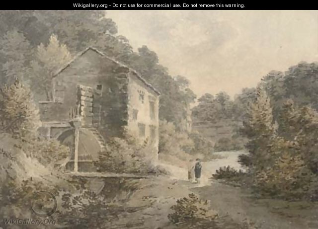 An overshot mill - (after) James Bourne