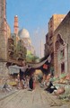 At the bazaar - Richard Karlovich Zommer