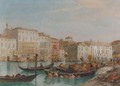 Shipping on the Lagoon, Venice - Richard Henry Wright