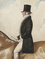 An elegant gentleman on horseback - Richard Dighton