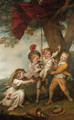 The Boyle Children Group Portrait of the Children of Edmund Boyle, 7th Earl of Cork - Richard Cosway