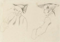 Sketch of two figures in military dress - Richard Parkes Bonington