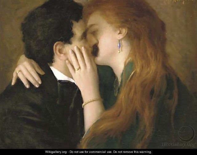 A passionate kiss - Richard Mauch