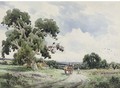 Near Oxshott, Surrey (illustrated) - Richard William Halfnight