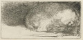 A sleeping Puppy - Rembrandt Van Rijn