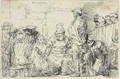 Christ seated disputing with the Doctors - Rembrandt Van Rijn