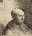 Bald Man in a Fur Cloak Bust - Harmenszoon van Rijn Rembrandt
