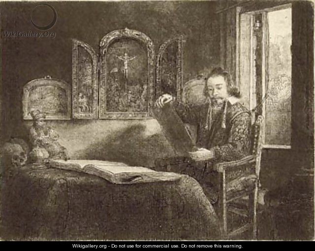Abraham Francen, Apothecary - Rembrandt Van Rijn