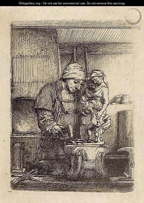 The Goldsmith - Rembrandt Van Rijn